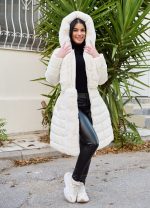 Μπουφάν με κουκούλα και γούνα περιμετρικά - ΖΑΧΑΡΙ - Image 4