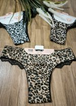 Γυναικείο brazil animal print με δαντέλα  - ΛΕΟΠΑΡ ΚΑΦΕ - Image 2