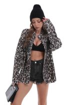 Πουκάμισο - ζακέτα animal print  - Λεοπάρ - Image 3