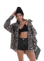 Πουκάμισο - ζακέτα animal print  - Λεοπάρ - Image 5